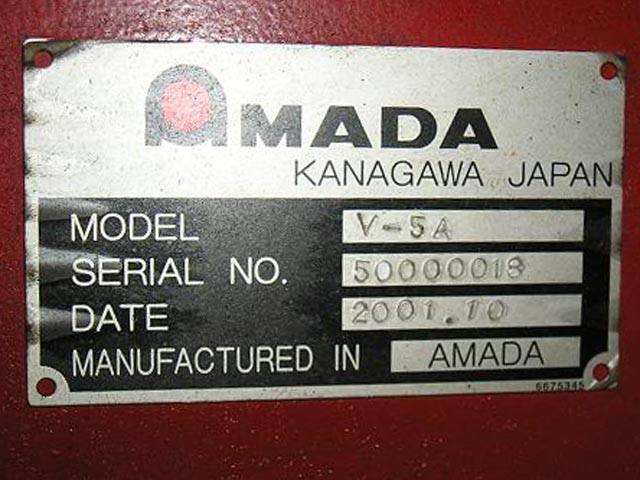 119386 プロジェクション付コンデンサースポット溶接機 アマダ 2001 V-5Vの写真3
