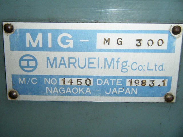 142072 円筒研削盤 丸栄 1983 MG-300の写真2