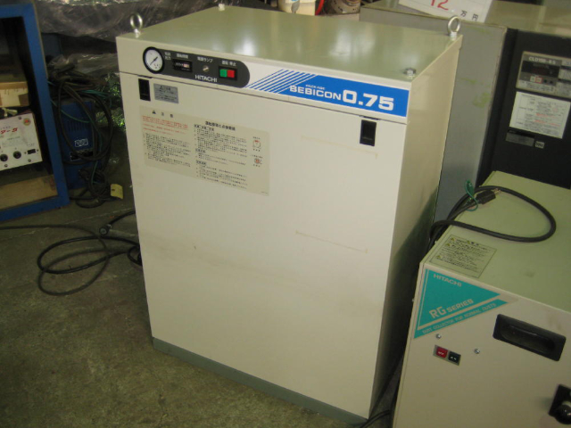 180101 パッケージコンプレッサー 日立産機  PB-0.75PSC5の写真