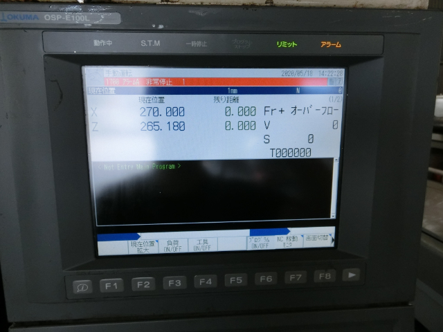 189804 NC旋盤 オークマ 2001 LCS15の写真5