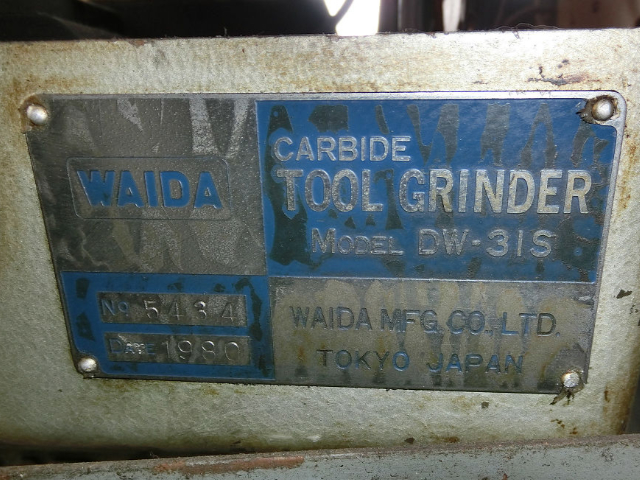 189807 バイト研削盤 和井田製作所 1980 DW-31Sの写真4