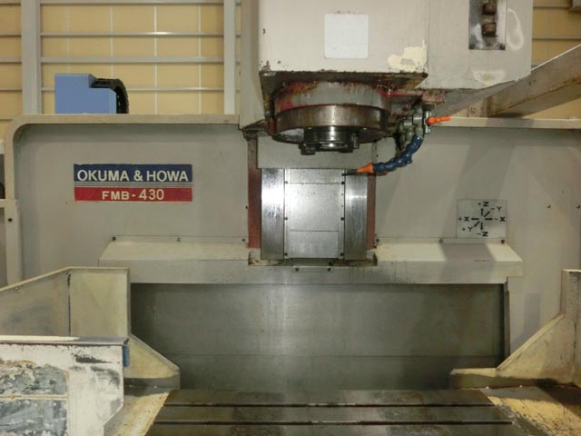 191224 NC立フライス盤 大隈豊和 2001 FMB-430の写真2