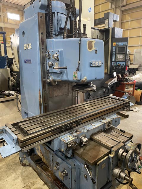 196033 立フライス盤 大阪機工 1995 MH-3Vの写真1