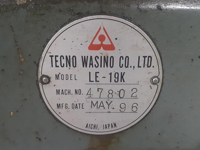 209794 旋盤 テクノワシノ 1996 LE-19Kの写真6