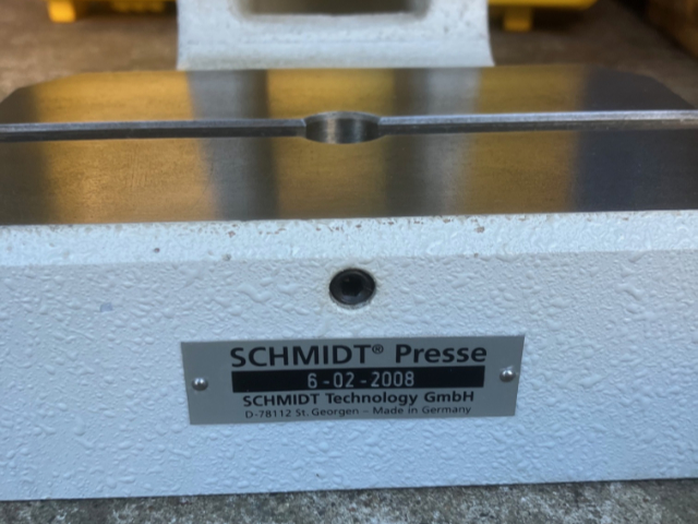 210833 ハンドプレス SCHMIDT 2008 の写真5