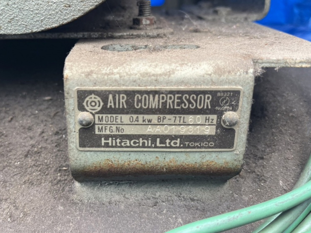 214696 レシプロコンプレッサー 日立産機  BP-7TLの写真2