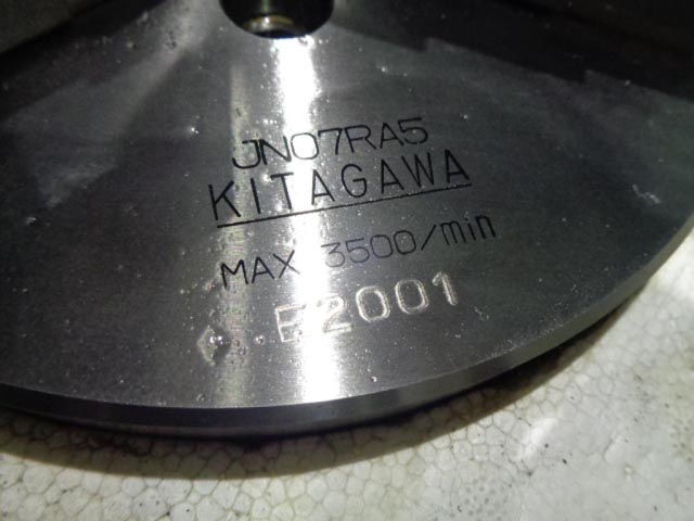 216075 三ツ爪スクロールチャック 北川鉄工所  JN07RA5の写真2