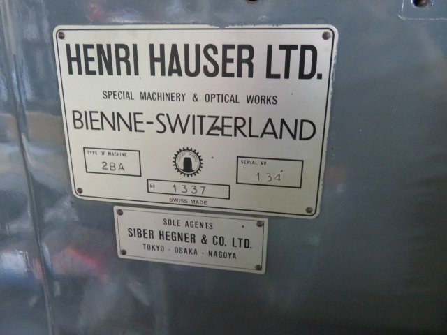 216086 精密フライス盤 ハウザー  2BAの写真7