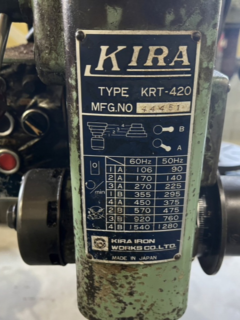 216514 卓上ボール盤 キラ 1984 NRD-13Rの写真3