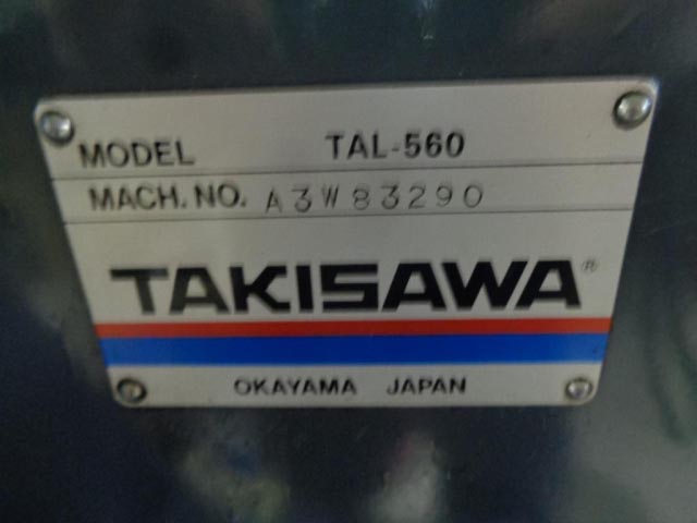 217087 旋盤 滝澤鉄工所 1988 TAL560-2000の写真9