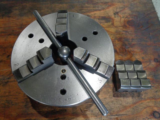 217616 三ツ爪スクロールチャック 帝国チャック(SOUL)  MS#7の写真1