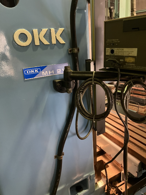 217919 立フライス盤 大阪機工 1992 MH-2Vの写真5