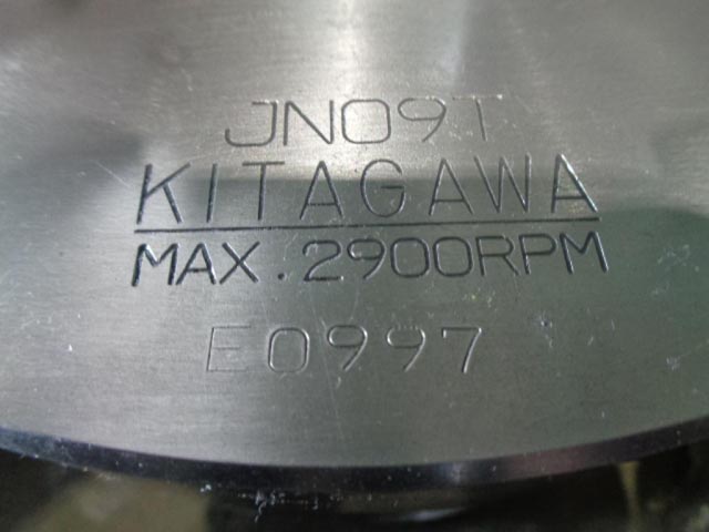 218097 三ツ爪スクロールチャック 北川鉄工所  JN09Tの写真2