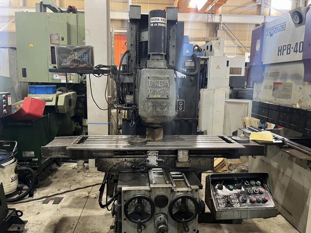 218838 立フライス盤 武田機械 1987 TK-VS-2Nの写真1